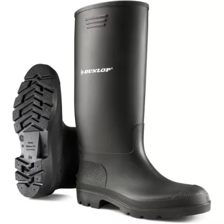 DUNLOP PRICEMASTOR 380PP FEKETE PVC CSIZMA_41