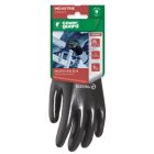 SZERELŐKESZTYŰ, SZÜRKE PA/FEKETE NITRIL MÁRTÁS, 3/4 HÁT_BLIS