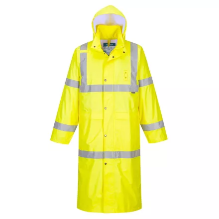 H445YER4XL Portwest Jól láthatósági esőköpeny 122cm