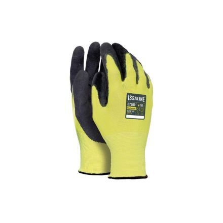 ISSALINE-Nylon-kesztyu-mikrohabos-latex-bevonattal