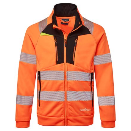 DX4 Hi-Vis kapucnis cipzáras pulóver