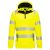 DX4 Hi-Vis 1/4 zippzáras kapucnis pulóver