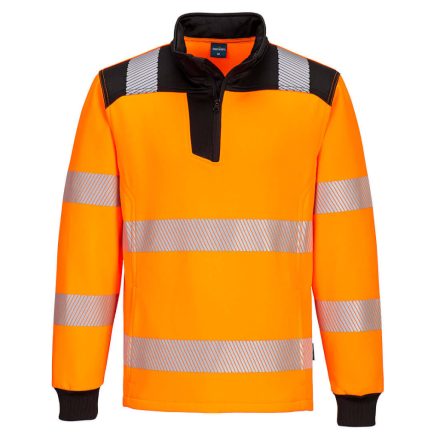 PW3 Hi-Vis 1/4 Zippzáras hosszú ujjú póló