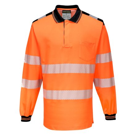 T184-PW3-Hi-Vis-hosszu-ujju-poloing