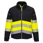 PW375BKYL Portwest PW3 Hi-Vis Class 1 Softshell kabát