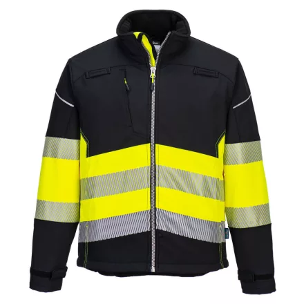 PW375BKYXXL Portwest PW3 Hi-Vis Class 1 Softshell kabát
