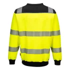 PW379YBRL Portwest PW3 Hi-Vis Crew Neck pulóver