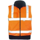 FLUO bélelt kifordítható mellény narancs XL-es méret