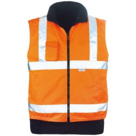 FLUO bélelt kifordítható mellény narancs XL-es méret