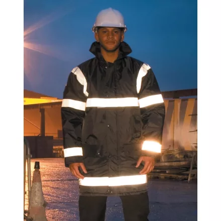 JÓL LÁTHATÓSÁGI KABÁT MANAGEMENT Fekete, 3XL-es méret