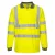 S277YER4XL Portwest Hi-Vis hosszú ujjú pólóing