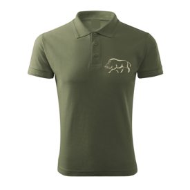 Vadasz-polo-vaddiszno-himzessel-galleros-TOP-khaki