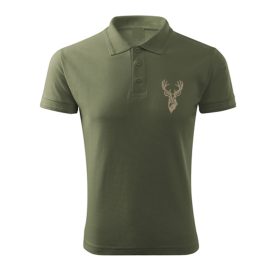 Vadasz-polo-szarvas-himzessel-galleros-TOP-khaki-S