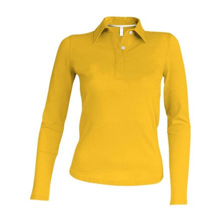 KA244-LADIES-LONG-SLEEVED-POLO-SHIRT