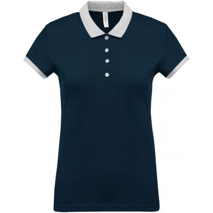 KA259-LADIES-TWO-TONE-PIQUE-POLO-SHIRT