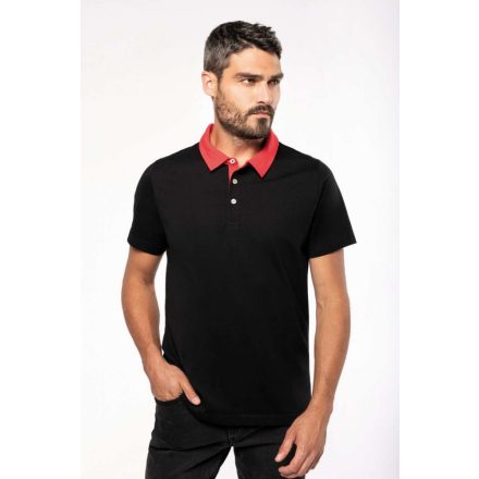 KA260-MENS-TWO-TONE-JERSEY-POLO-SHIRT