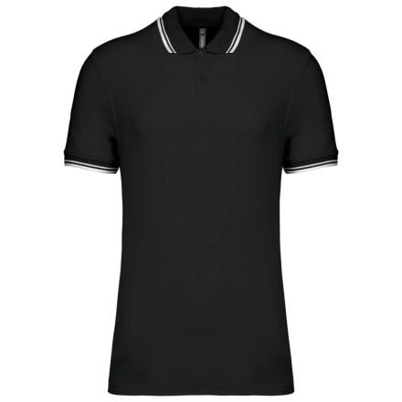 KA272-MENS-2-STRIPED-SHORT-SLEEVED-POLOSHIRT