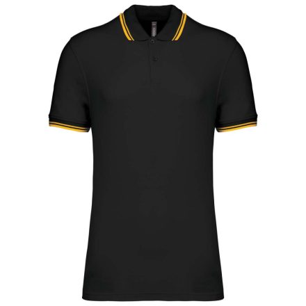 KA272-MENS-2-STRIPED-SHORT-SLEEVED-POLOSHIRT