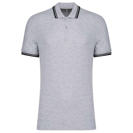 KA272-MENS-2-STRIPED-SHORT-SLEEVED-POLOSHIRT