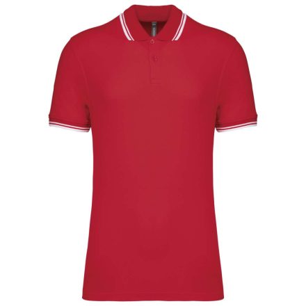 KA272-MENS-2-STRIPED-SHORT-SLEEVED-POLOSHIRT