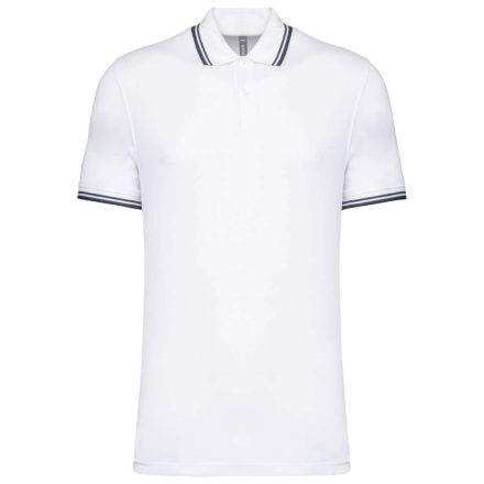 KA272-MENS-2-STRIPED-SHORT-SLEEVED-POLOSHIRT