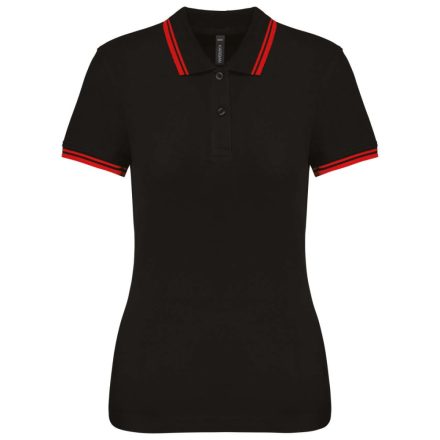 KA273-LADIES-SHORT-SLEEVED-POLOSHIRT-WITH-CONTRAST