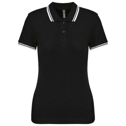 KA273-LADIES-SHORT-SLEEVED-POLOSHIRT-WITH-CONTRAST