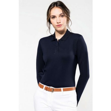 PK203-LADIES-LONG-SLEEVED-SUPIMA-POLO-SHIRT