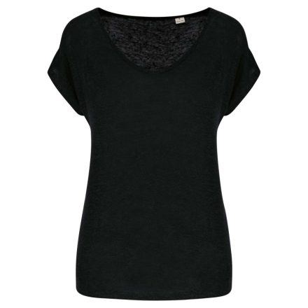SP321-LADIES-V-NECK-LINEN-T-SHIRT
