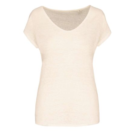 SP321-LADIES-V-NECK-LINEN-T-SHIRT