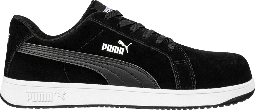 Puma Iconic Black Low S1PL ESD FO HRO SR munkavédelmi cipő