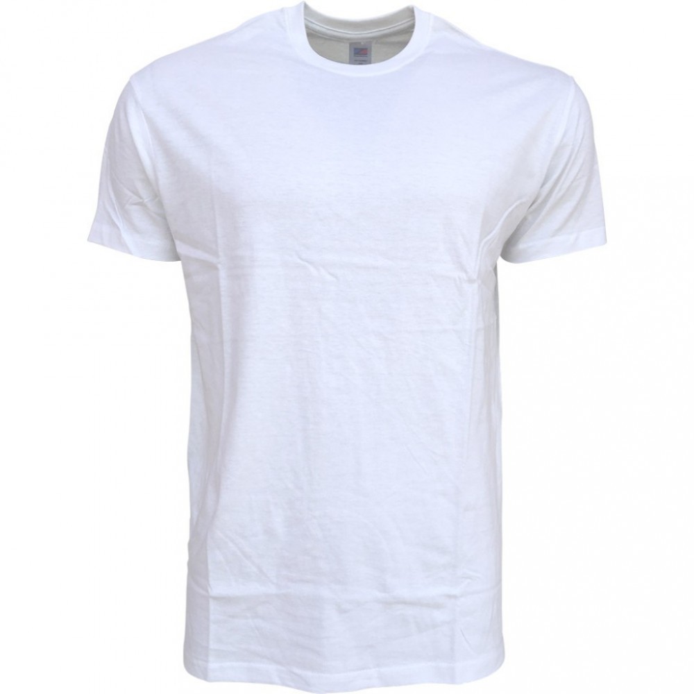 4698 Környakas póló, fehér (4698F) 2XL